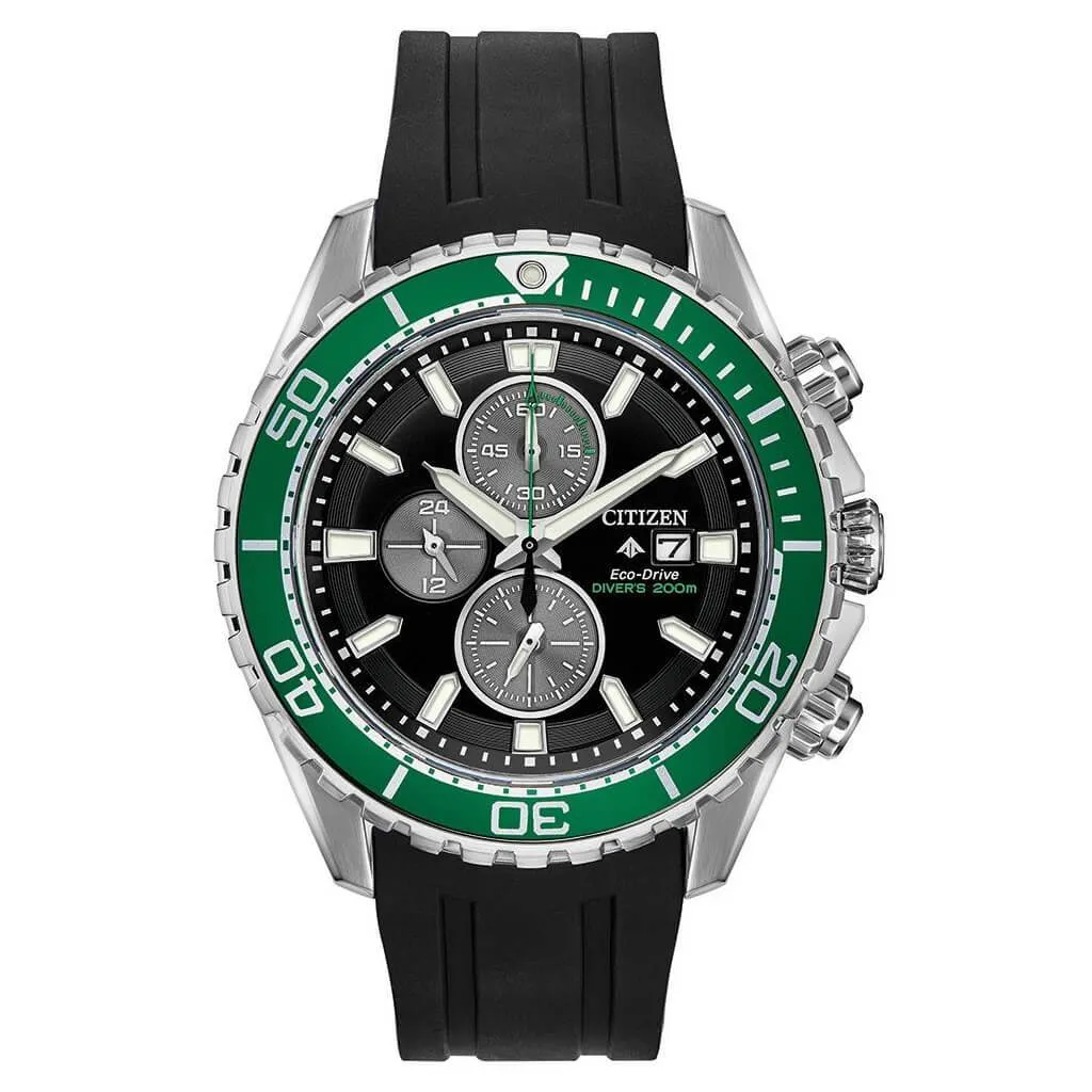 Citizen Eco-Drive Promaster Diver Green Black Watch
