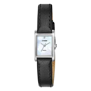 Citizen Mens Quartz Silver Dial Stainless Steel Strap Watch - EJ6121-01D