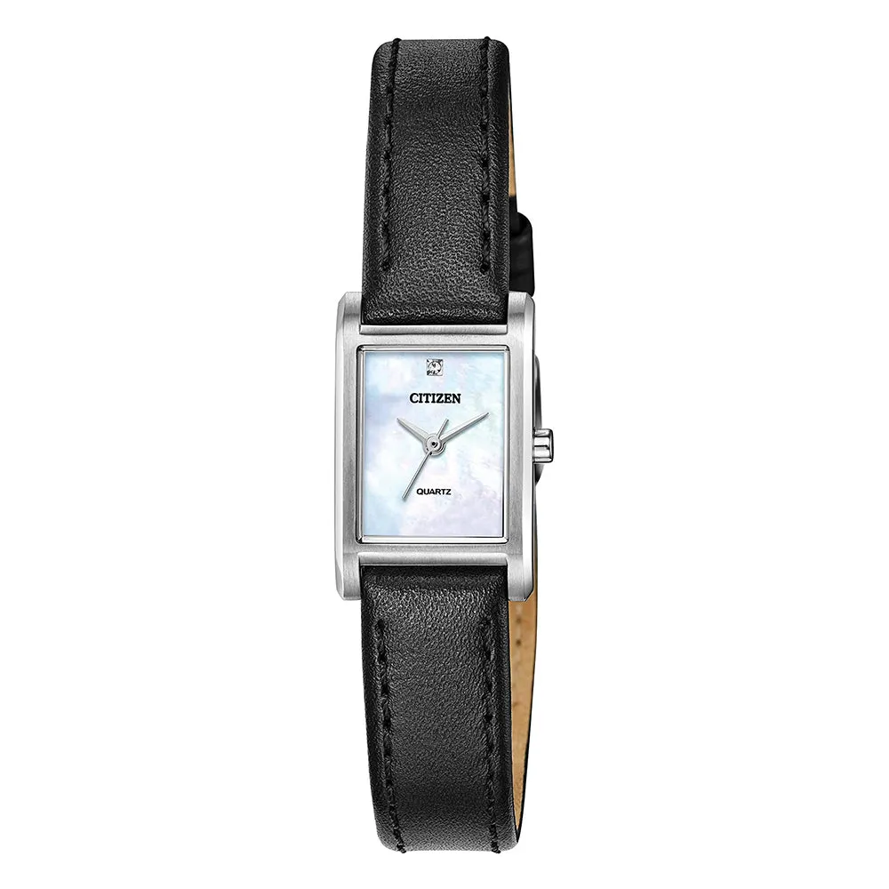 Citizen Mens Quartz Silver Dial Stainless Steel Strap Watch - EJ6121-01D