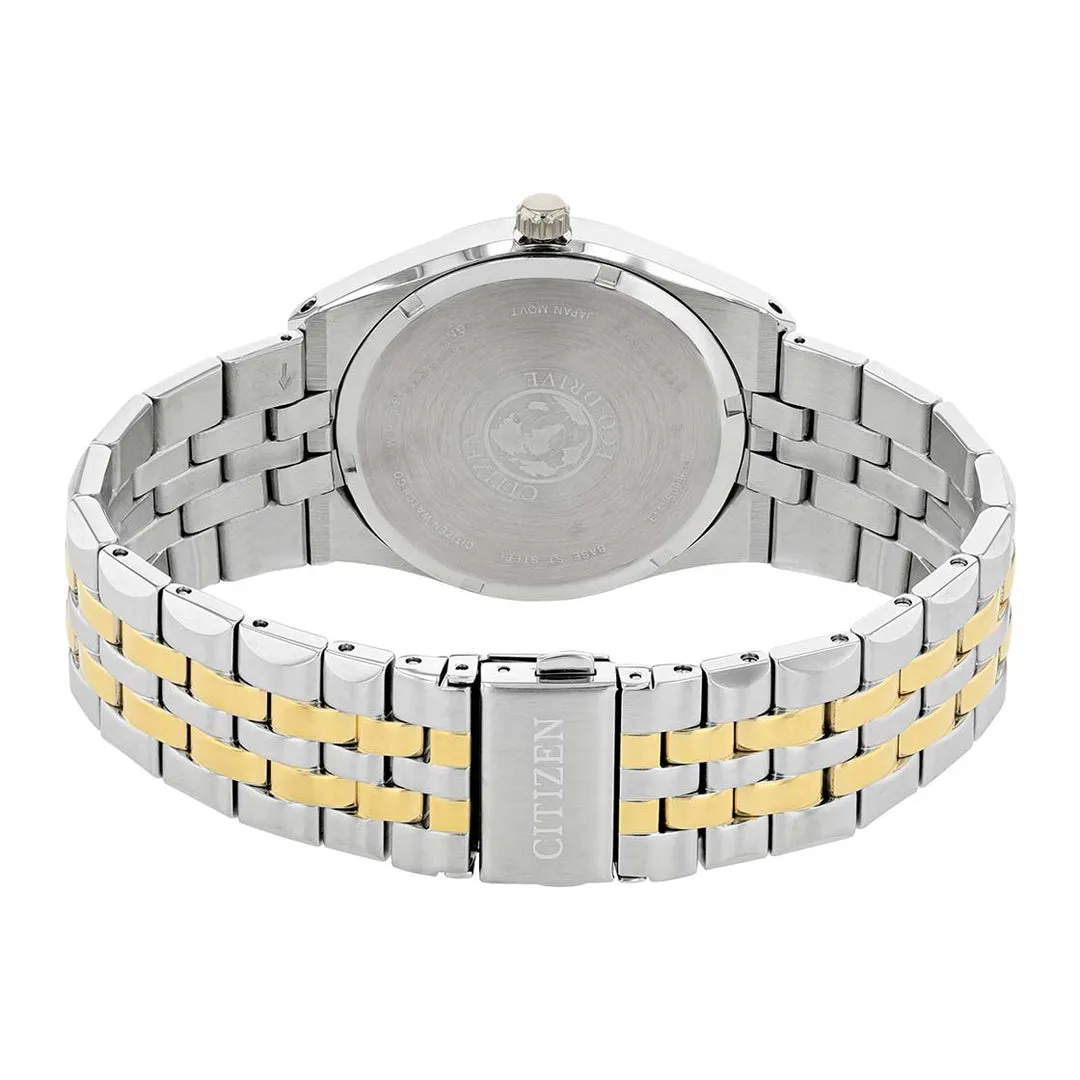 Citizen Two-Tone Eco-Drive Blue Dial Watch BM7334-66L