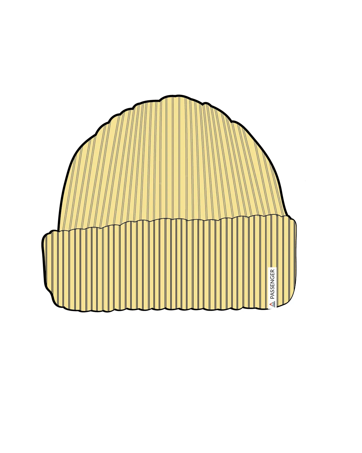 Compass Recycled Beanie - Sunlight