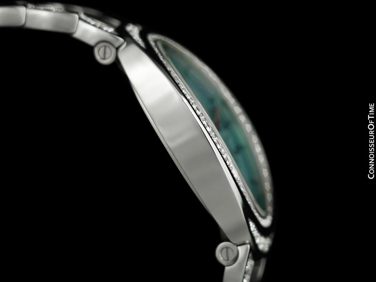 Corum Ovale Ladies Luxury Bracelet Watch - Stainless Steel & Diamonds