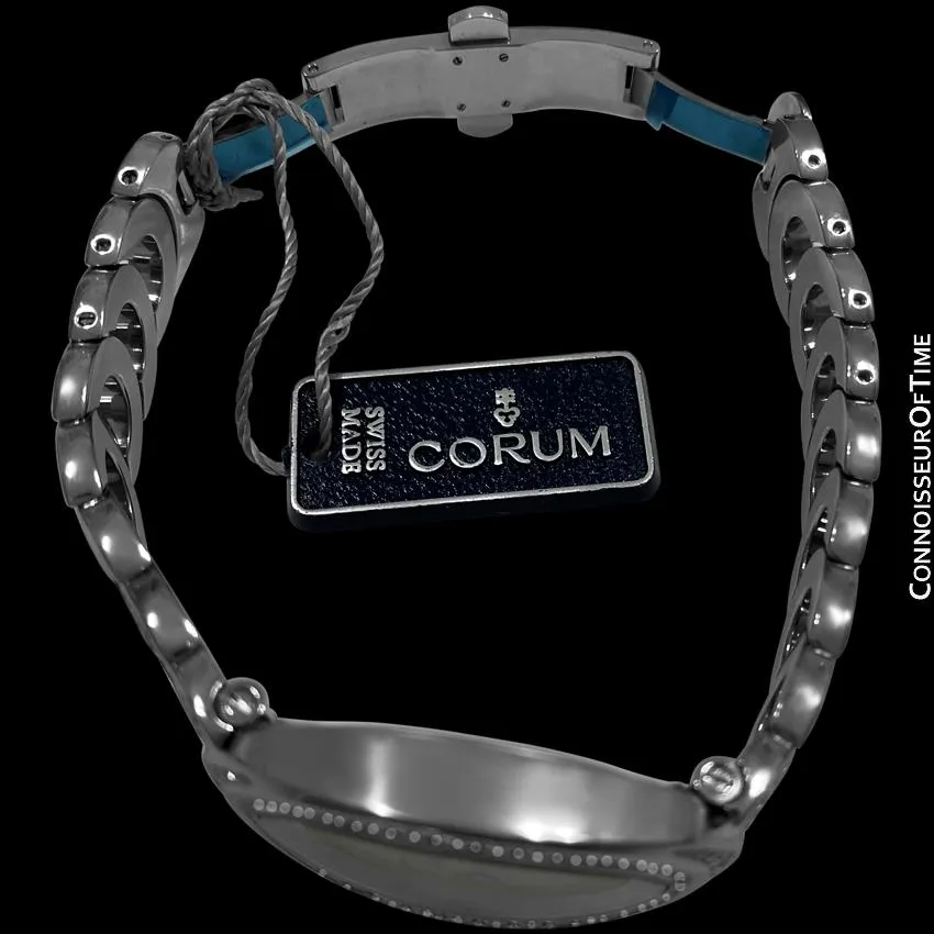 Corum Ovale Ladies Luxury Bracelet Watch - Stainless Steel & Diamonds