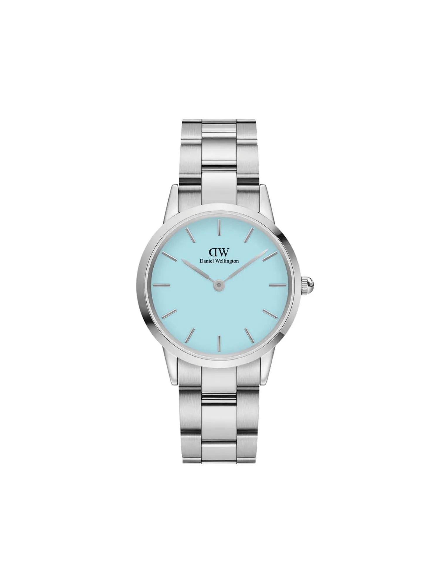 Daniel Wellington Iconic Link 32 mm Blue Dial Women Analogue Watch - DW00100541