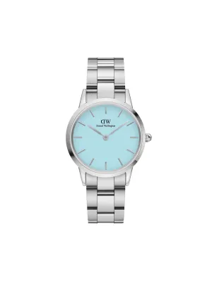 Daniel Wellington Iconic Link 32 mm Blue Dial Women Analogue Watch - DW00100541