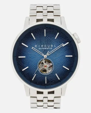 Detroit Automatic Stainless Steel Watch - Navy