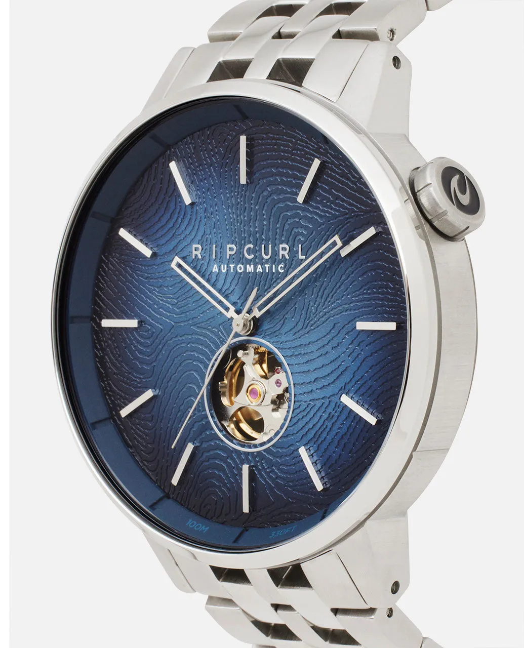Detroit Automatic Stainless Steel Watch - Navy