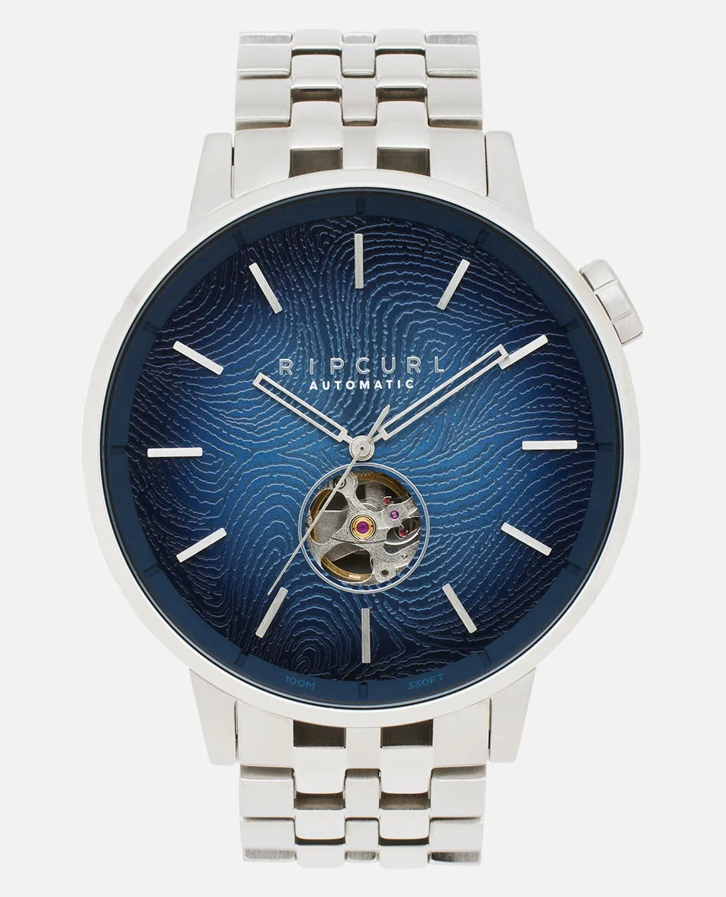 Detroit Automatic Stainless Steel Watch - Navy
