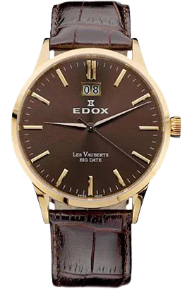Edox Les Vauberts Big Date 63001 37R BRIR (Nearly new)