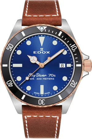 Edox Watch Skydiver 3 Hands Quartz