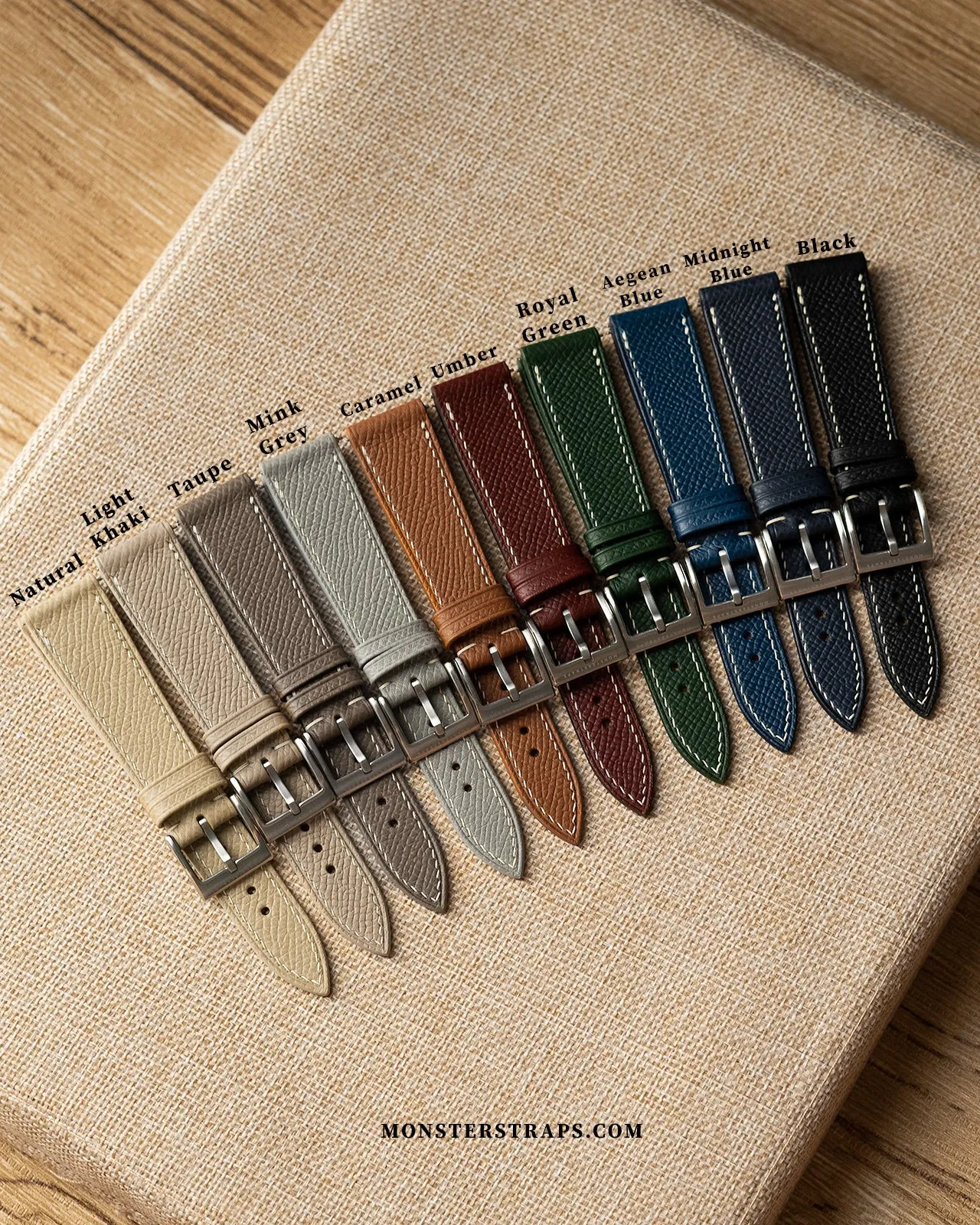 Epsom Leather Strap (Black)