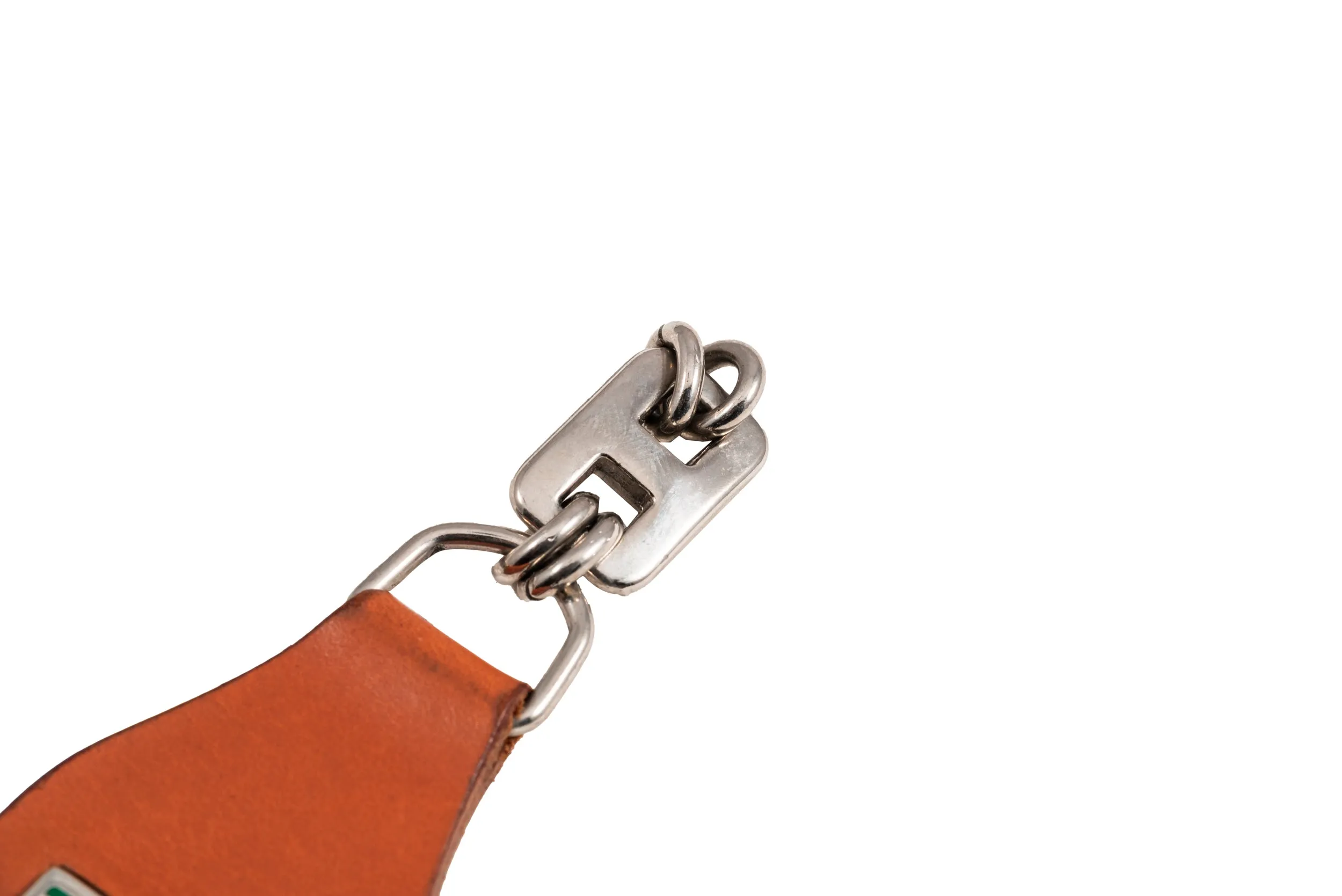Ferrari Leather & Enamel Key Fob by Schedoni