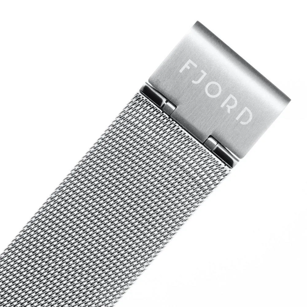 FJORD Laurens Silver Mesh Watch - FJ-3027-11