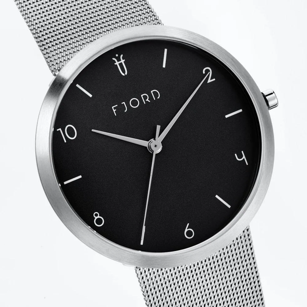 FJORD Laurens Silver Mesh Watch - FJ-3027-11