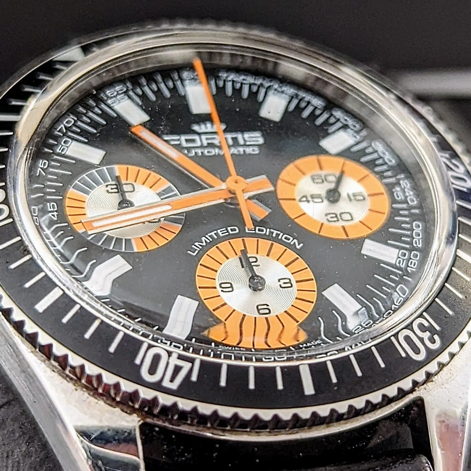 FORTIS 100th Anniversary Limited Edition Marinemaster Vintage Chronograph Automatic Watch