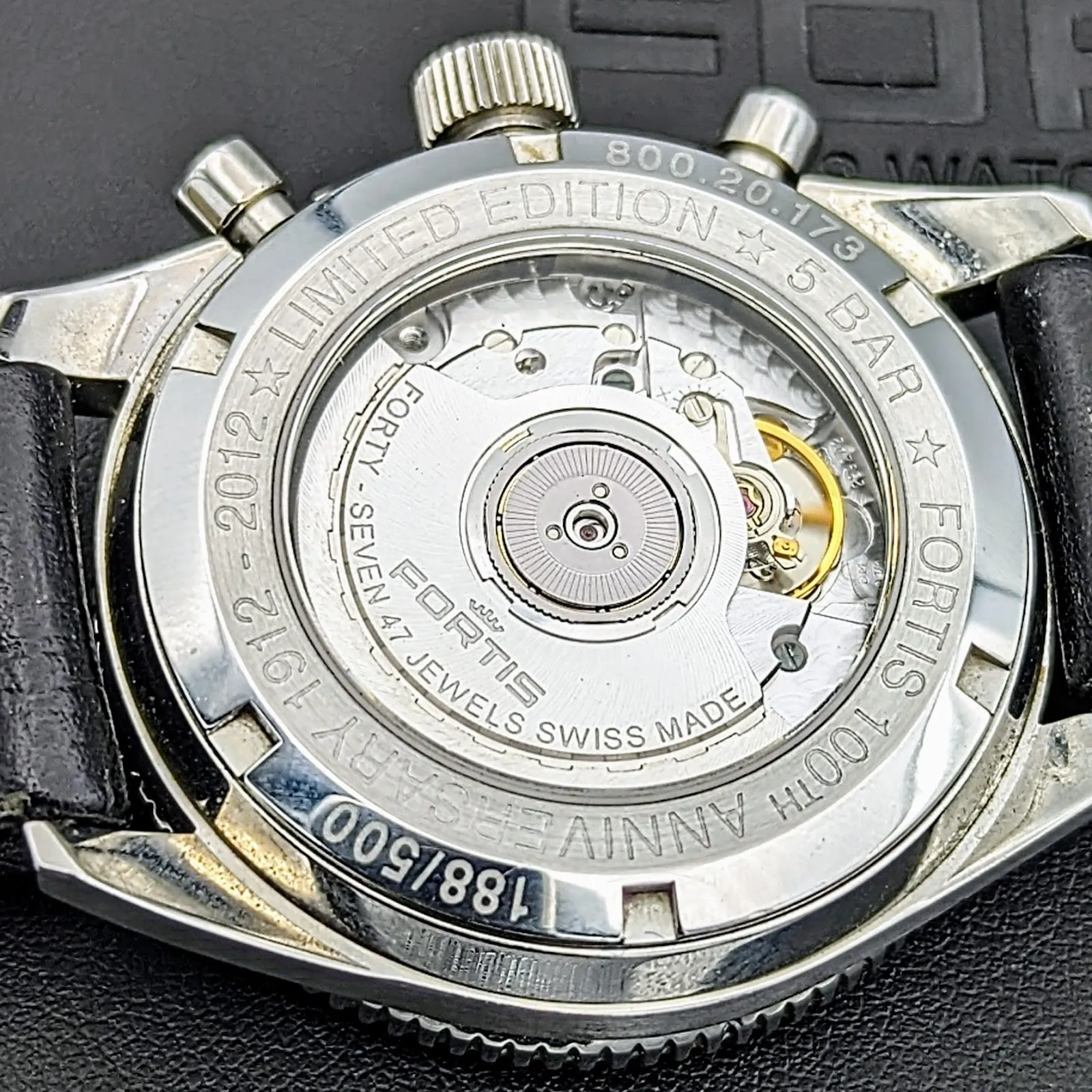 FORTIS 100th Anniversary Limited Edition Marinemaster Vintage Chronograph Automatic Watch