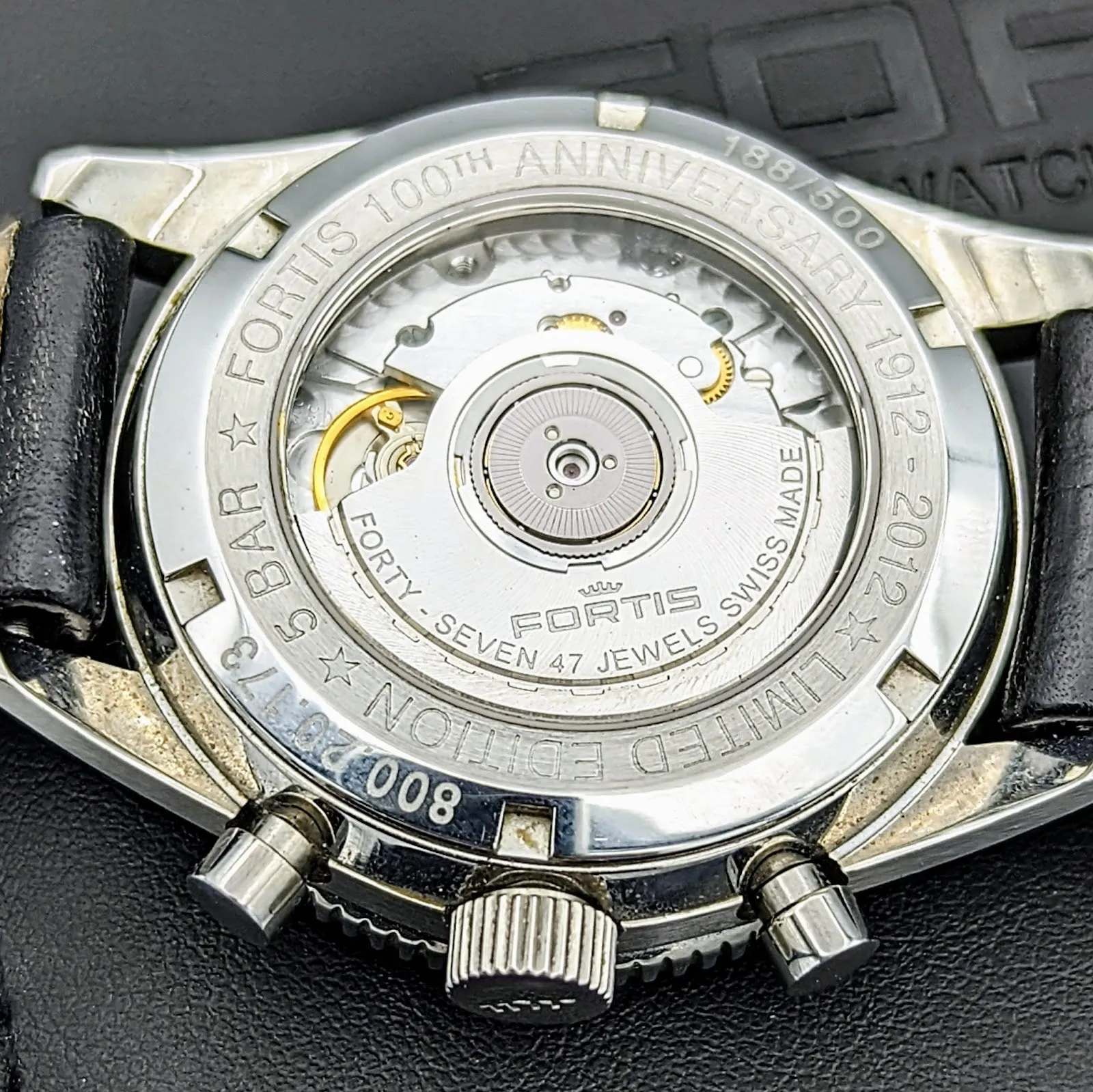 FORTIS 100th Anniversary Limited Edition Marinemaster Vintage Chronograph Automatic Watch