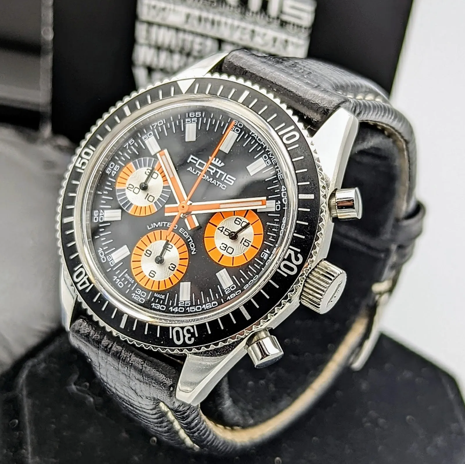 FORTIS 100th Anniversary Limited Edition Marinemaster Vintage Chronograph Automatic Watch