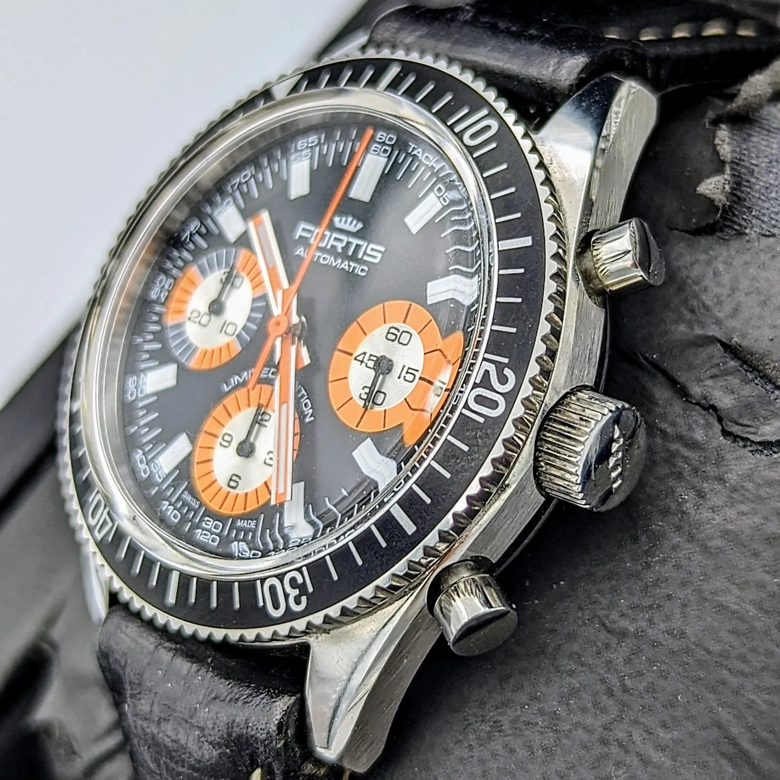FORTIS 100th Anniversary Limited Edition Marinemaster Vintage Chronograph Automatic Watch