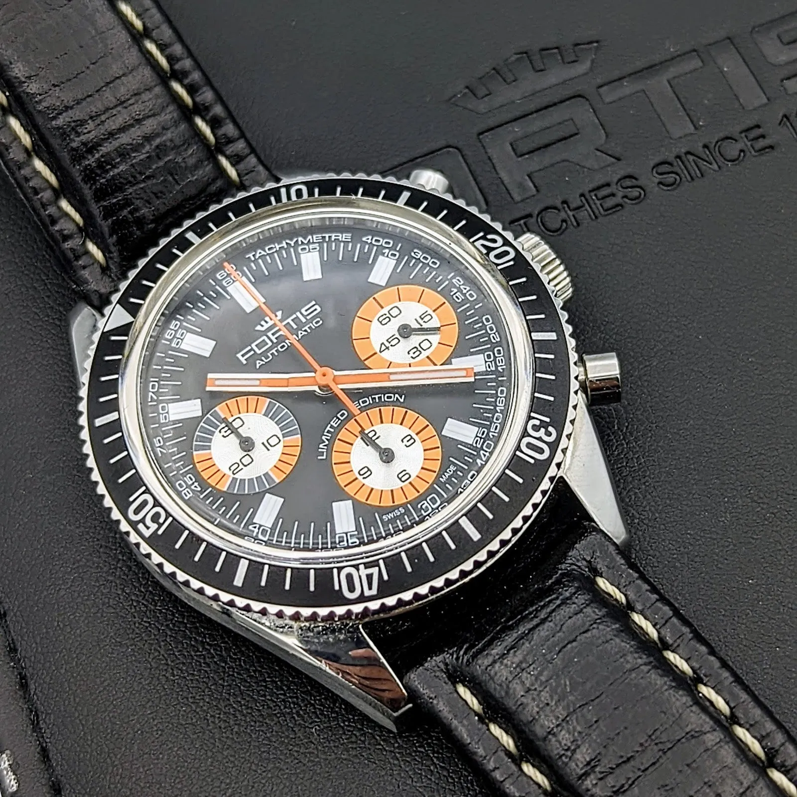 FORTIS 100th Anniversary Limited Edition Marinemaster Vintage Chronograph Automatic Watch