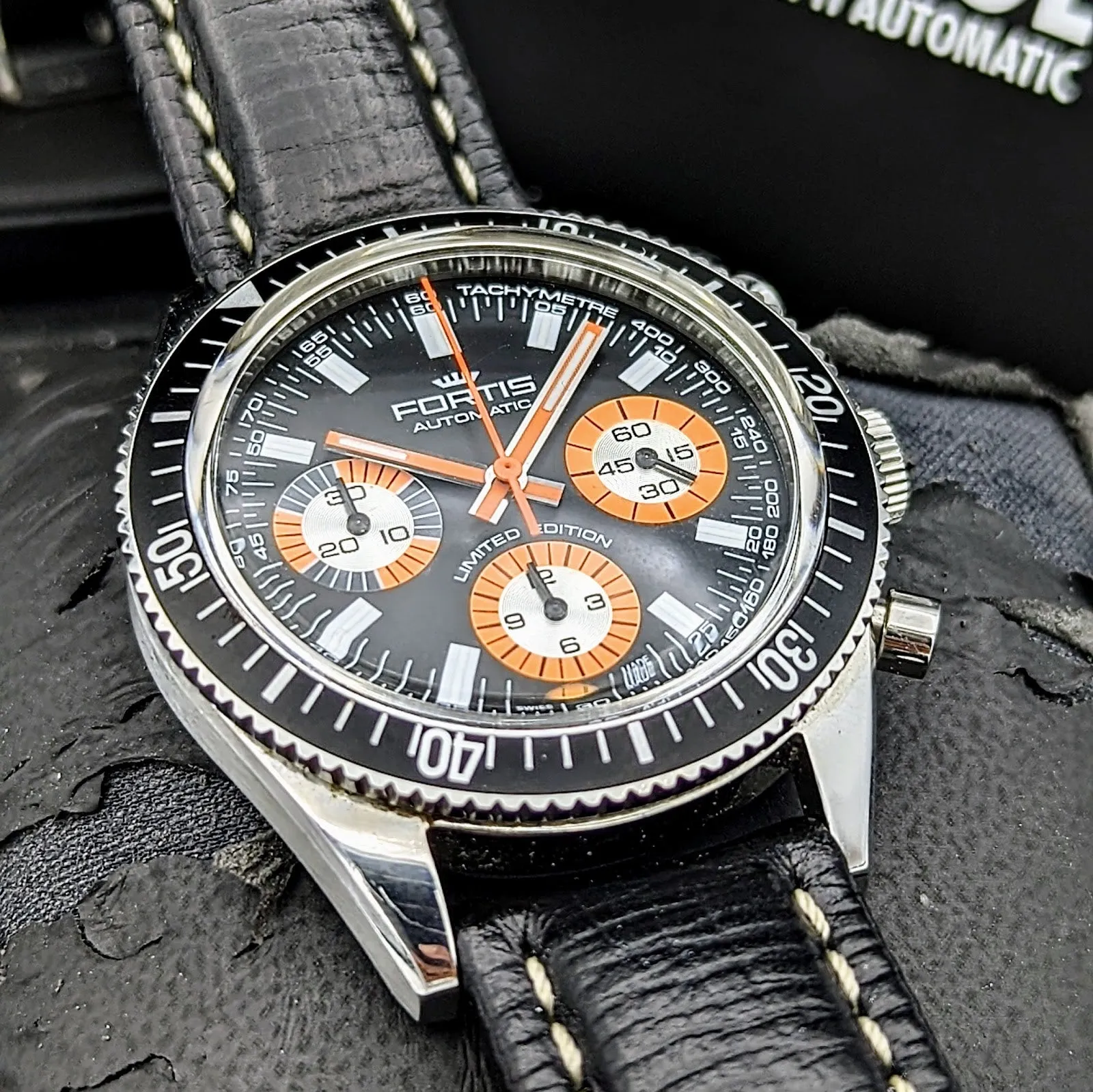 FORTIS 100th Anniversary Limited Edition Marinemaster Vintage Chronograph Automatic Watch