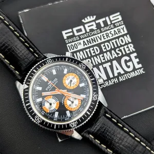 FORTIS 100th Anniversary Limited Edition Marinemaster Vintage Chronograph Automatic Watch