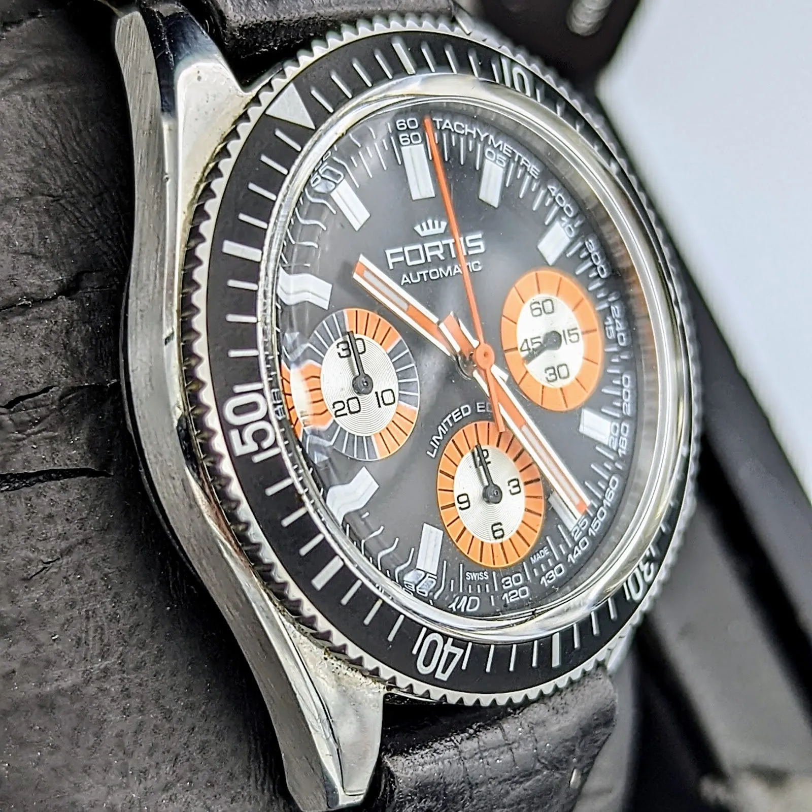 FORTIS 100th Anniversary Limited Edition Marinemaster Vintage Chronograph Automatic Watch