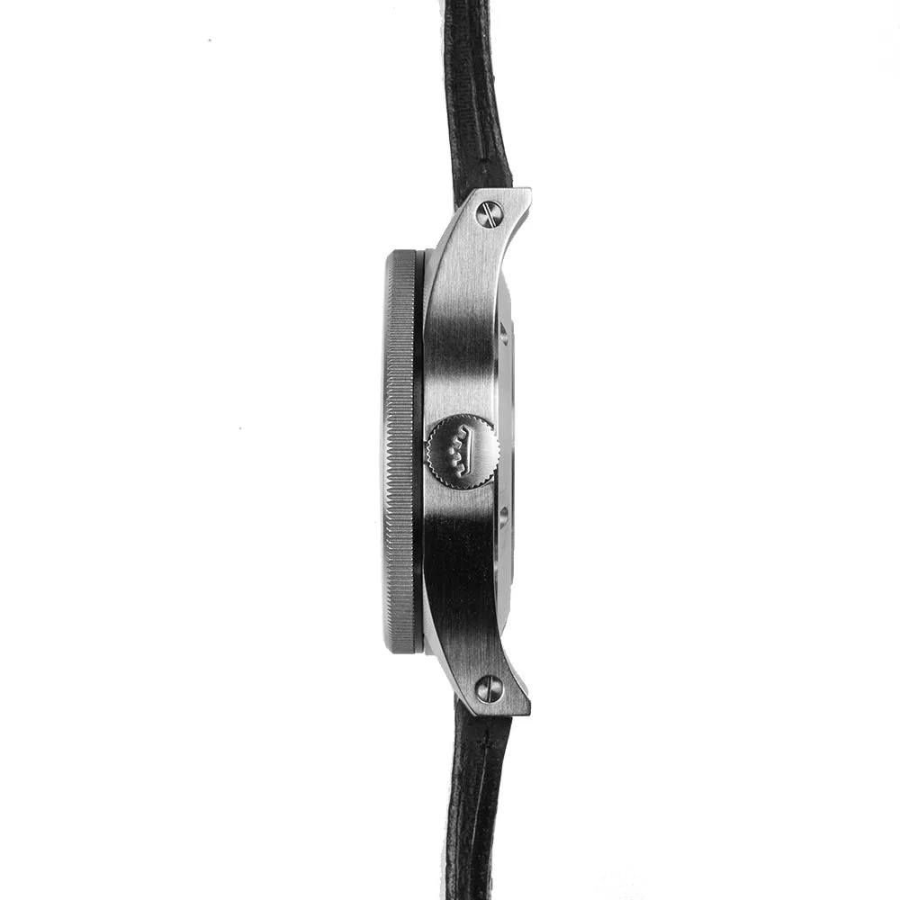 Fortis Flieger F-39 Automatic On Aviator Strap