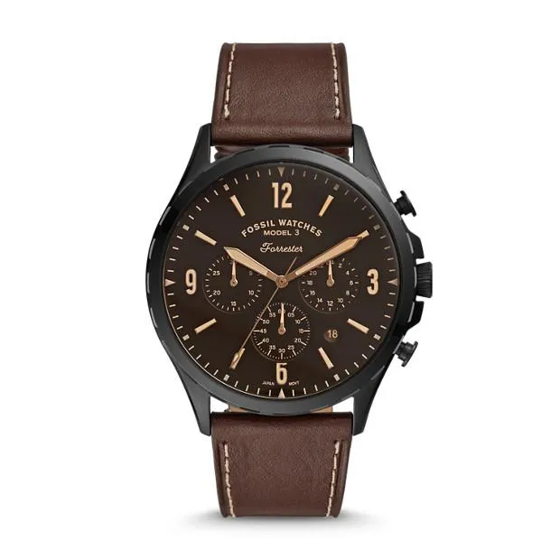 Fossil Forrester Brown Chronograph Watch FS5608