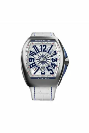 franck muller vanguard yachting white dial men's ref. v 45 sc dt yachting ac bl