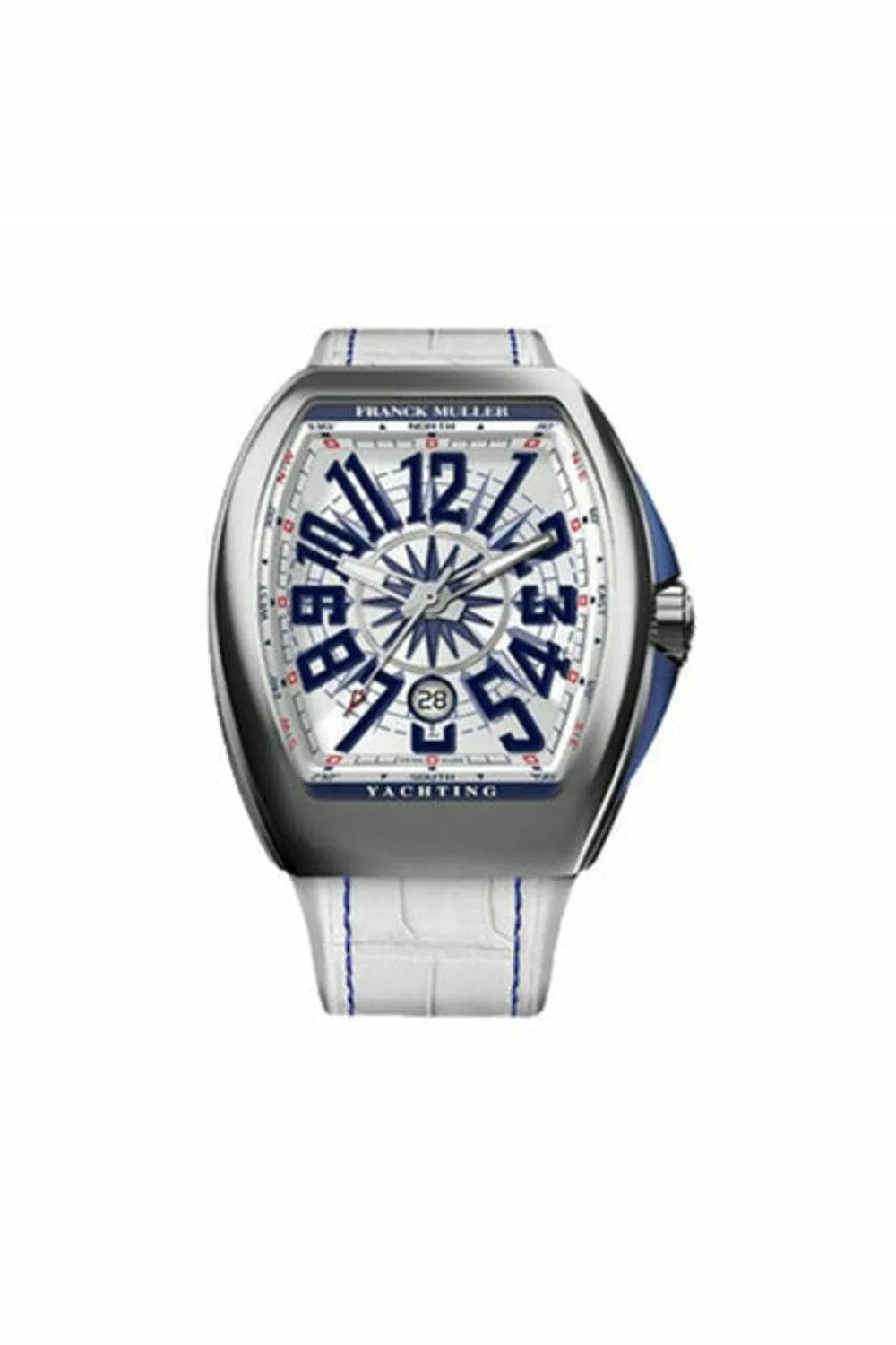 franck muller vanguard yachting white dial men's ref. v 45 sc dt yachting ac bl