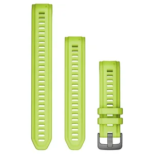 Garmin Electric Lime 20mm Silicone Watch Band - 010-13104-05