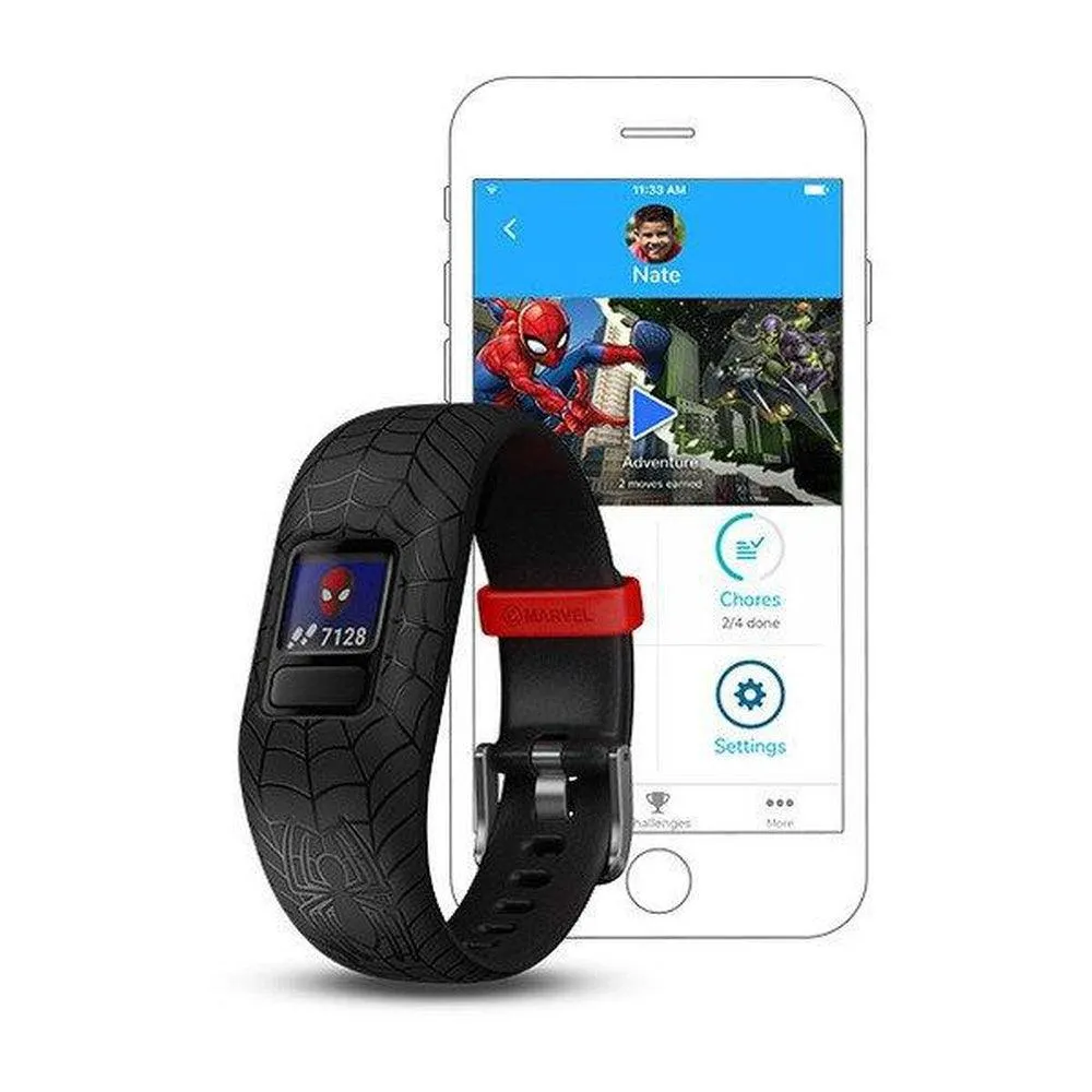 GARMIN Kid's Vivofit Jr 2 Marvel Spider Man - Black