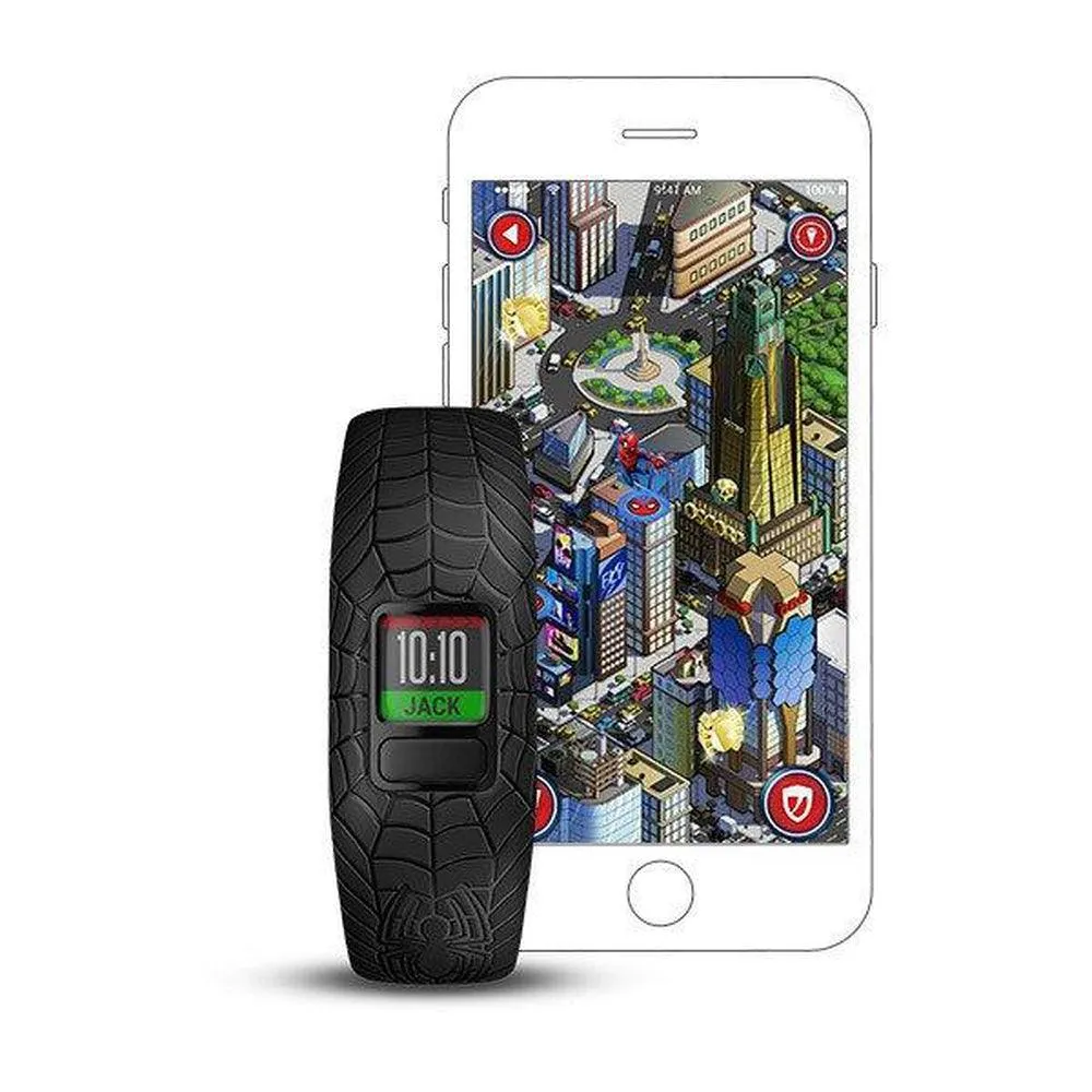GARMIN Kid's Vivofit Jr 2 Marvel Spider Man - Black