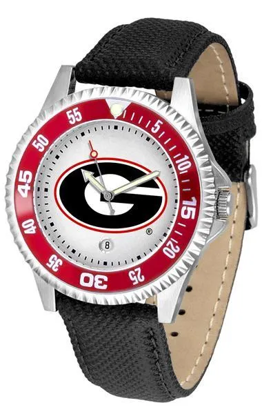 Georgia Bulldogs Competitor - Poly/Leather Band Watch