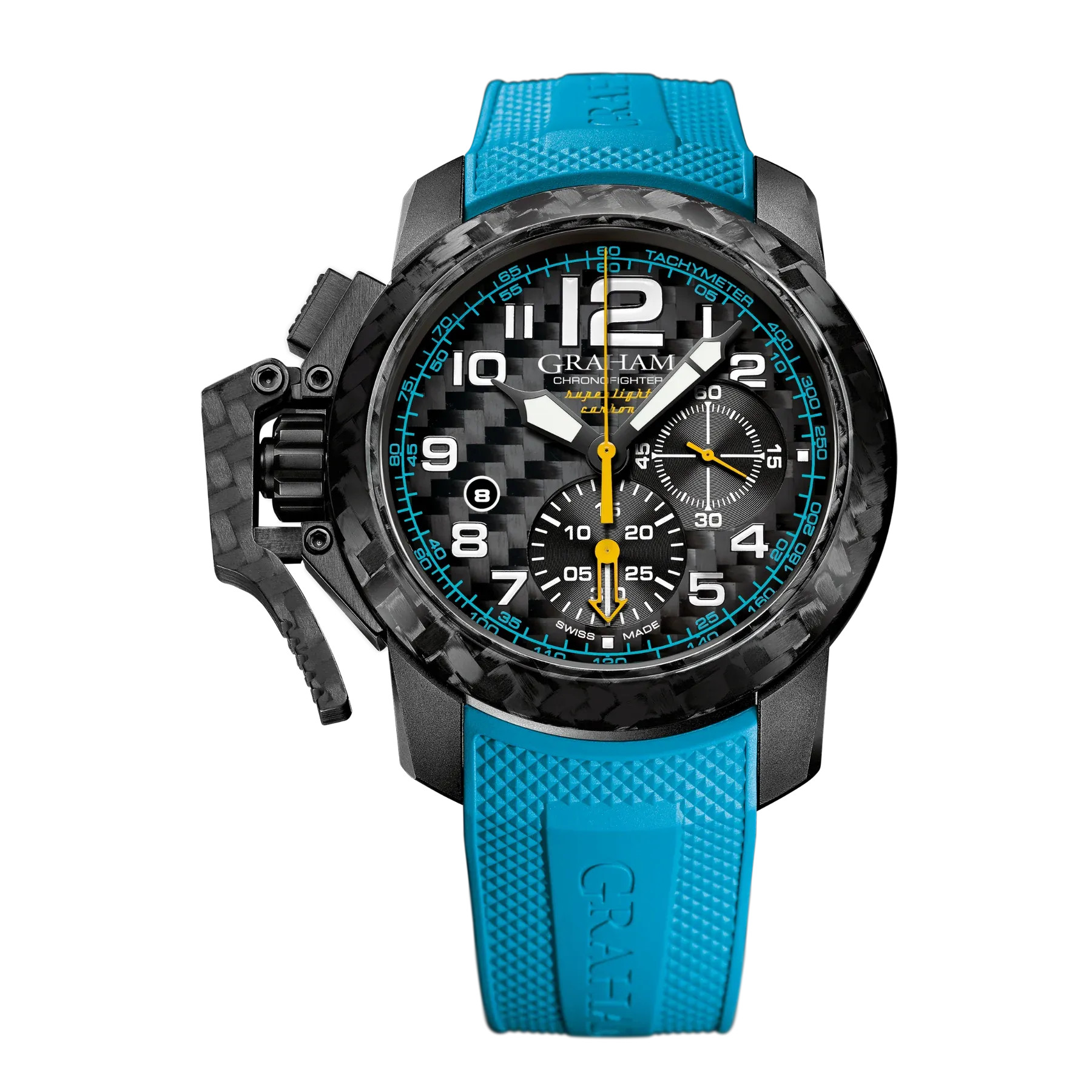 GRAHAM-CHRONOFIGHTER SUPERLIGHT CARBON (BLUE) 2CCBK.B30A