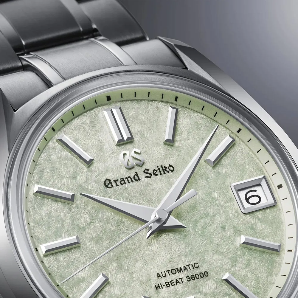 Grand Seiko Heritage Collection Sakura-Wakaba 62GS Hi-Beat 38mm Green Dial Gents Automatic Watch SBGH343G