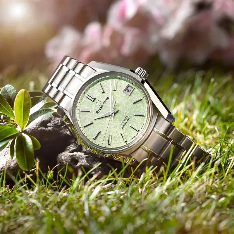 Grand Seiko Heritage Collection Sakura-Wakaba 62GS Hi-Beat 38mm Green Dial Gents Automatic Watch SBGH343G