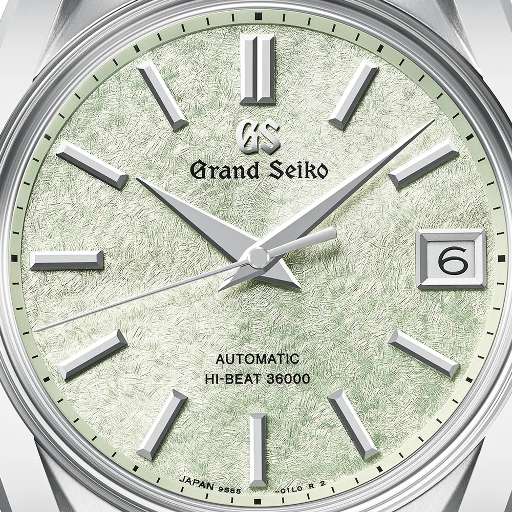 Grand Seiko Heritage Collection Sakura-Wakaba 62GS Hi-Beat 38mm Green Dial Gents Automatic Watch SBGH343G