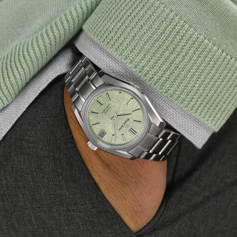 Grand Seiko Heritage Collection Sakura-Wakaba 62GS Hi-Beat 38mm Green Dial Gents Automatic Watch SBGH343G