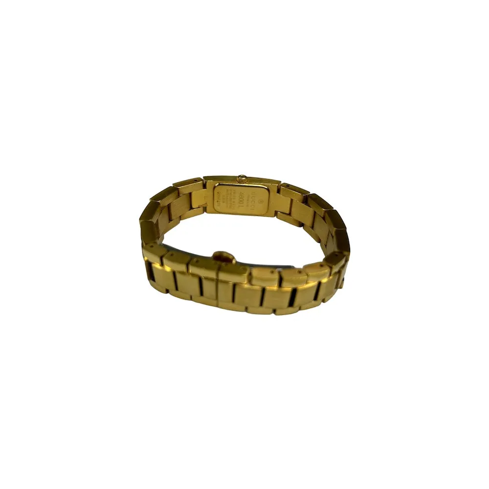 GUCCI GOLD-TONED STEEL 4600L QUARTZ WATCH