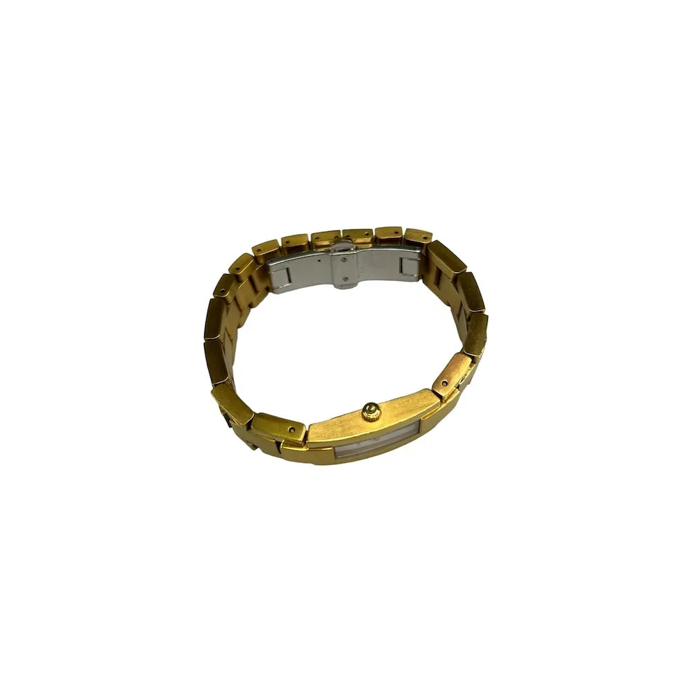 GUCCI GOLD-TONED STEEL 4600L QUARTZ WATCH