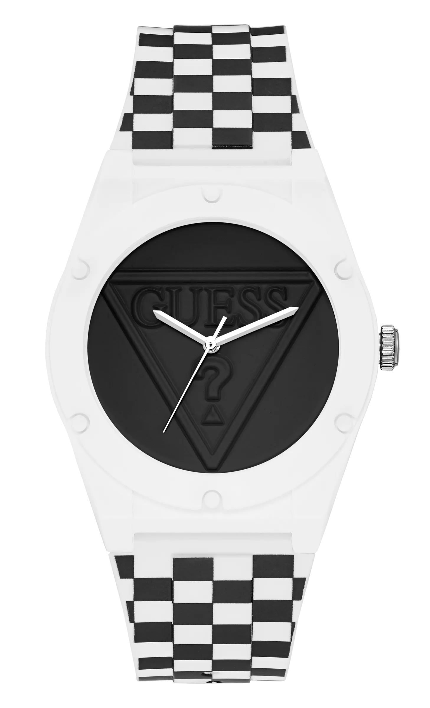 Guess Ladies White Analog Watch - W0979L29