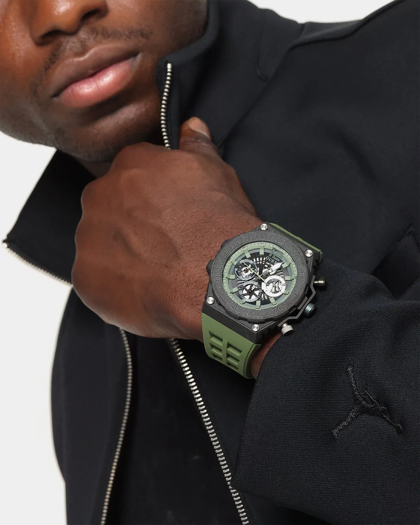 Guess Mainline Exposure Watch Black/Green