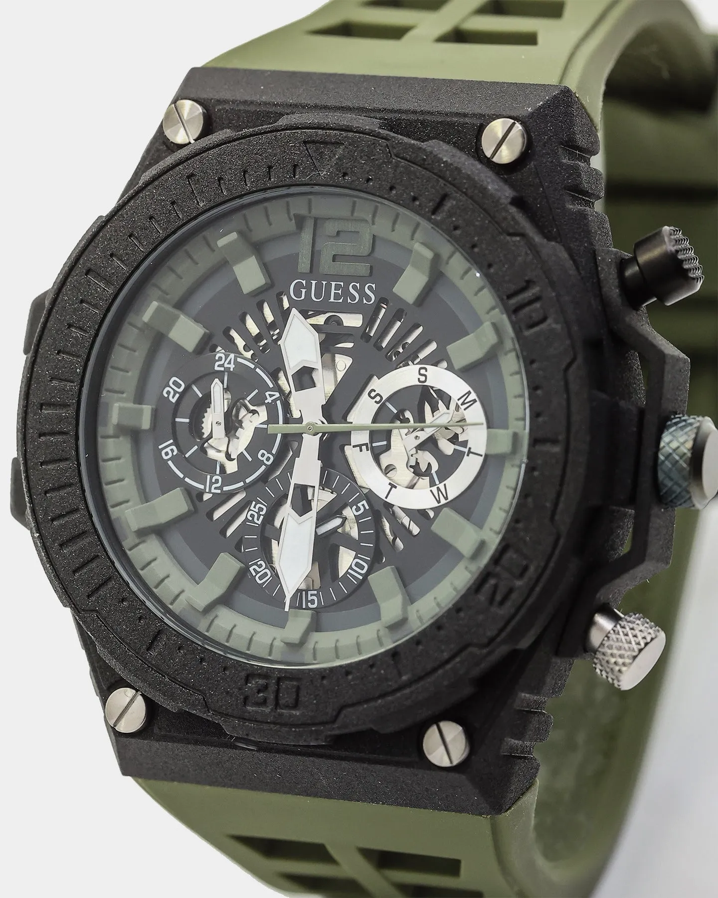 Guess Mainline Exposure Watch Black/Green