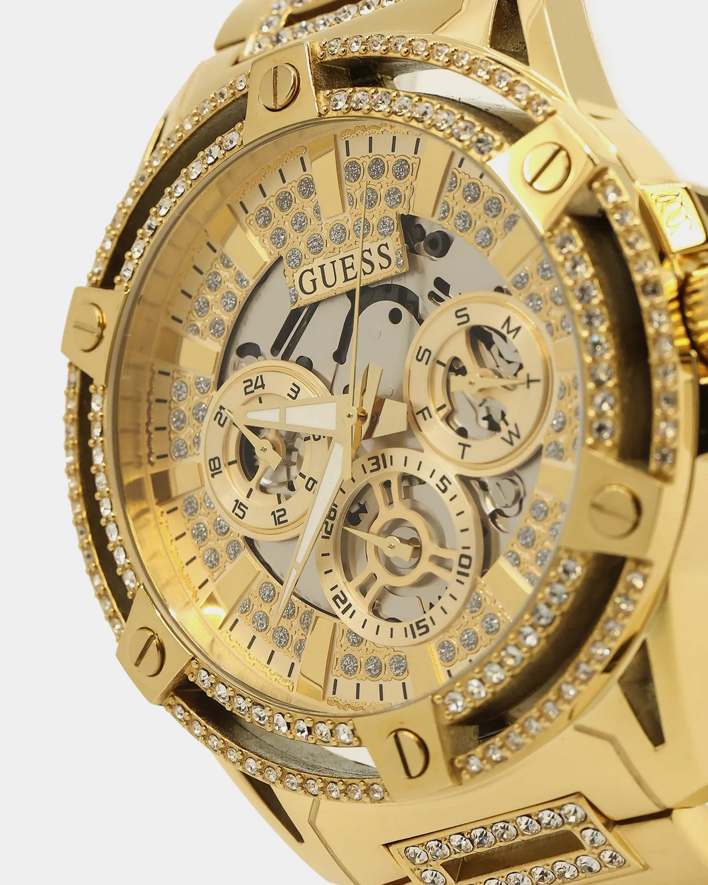 Guess Mainline King Watch Gold