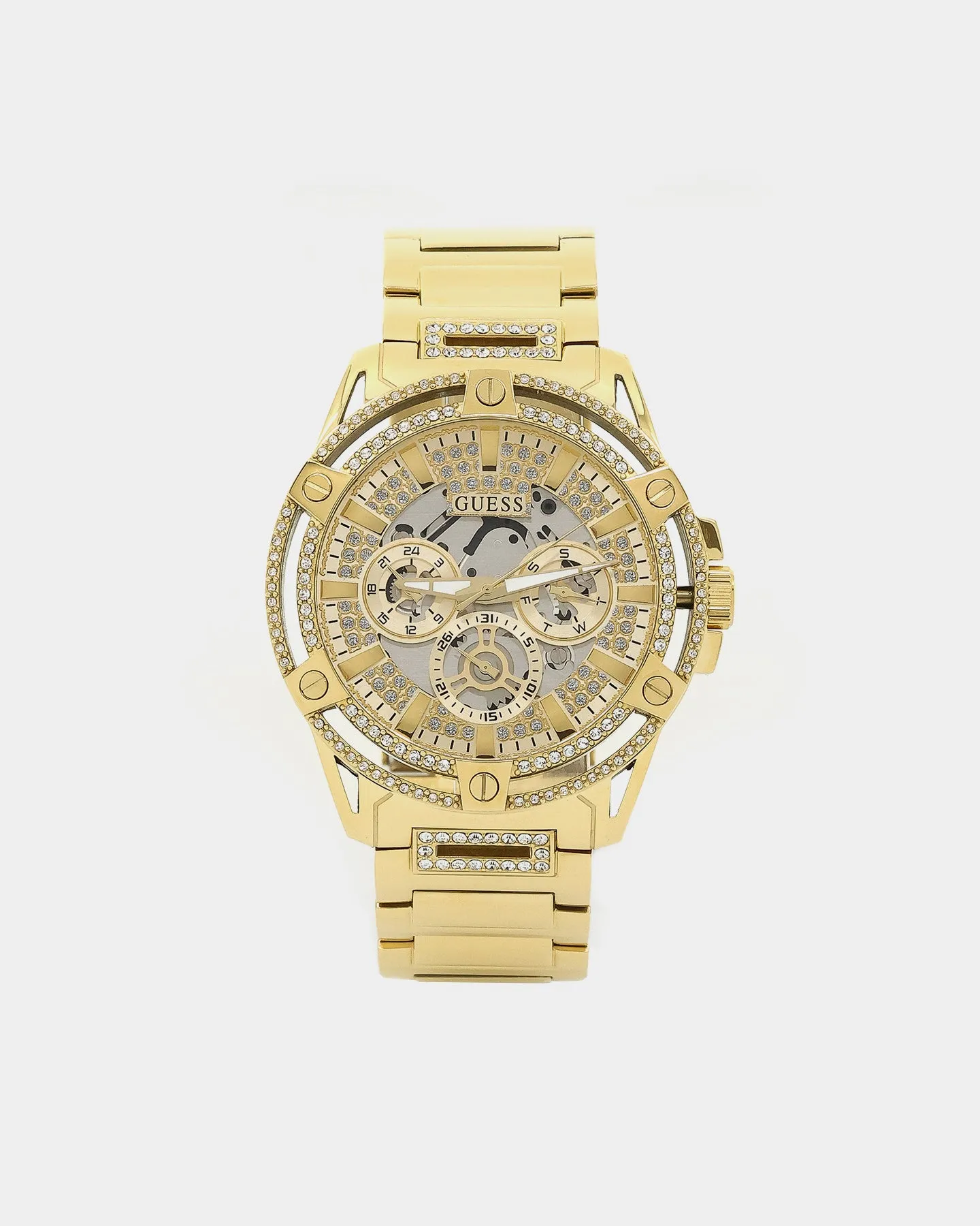 Guess Mainline King Watch Gold