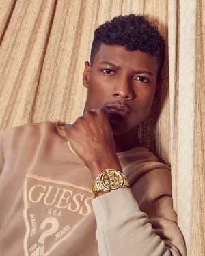 Guess Mainline King Watch Gold