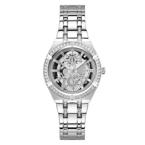 Guess Women 36 mm Size Silver Dial Analog Watch - GW0604L1