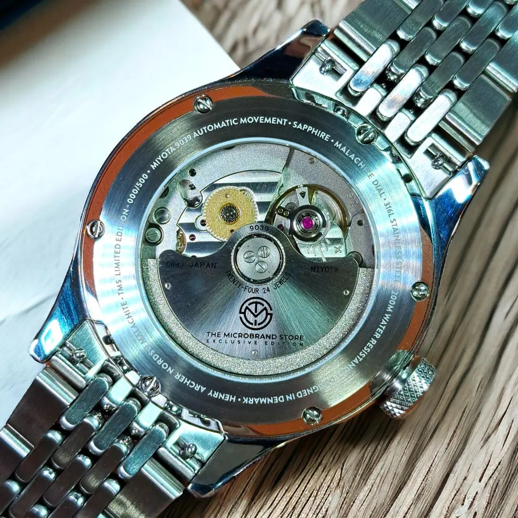 Henry Archer Nordsø Malachite - TMS&nbsp;Exclusive Limited&nbsp;Edition (Gemstone&nbsp;Dial)